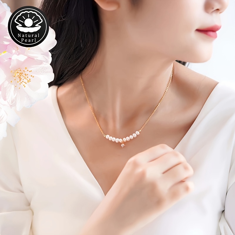 Natural Freshwater Pearl Necklace 5-6mm
